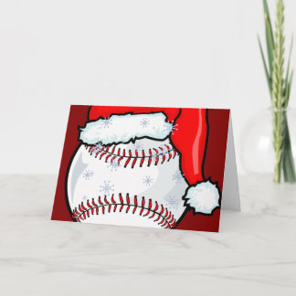 Karte - Baseball-Weihnachten