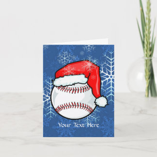 Karte - Baseball-Weihnachten