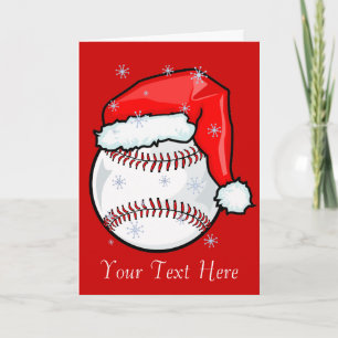 Karte - Baseball Weihnachten