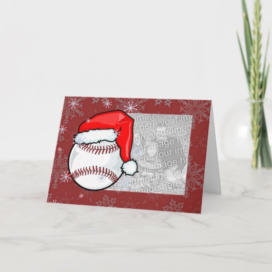 Karte - Baseball Weihnachten (Vorderseite)