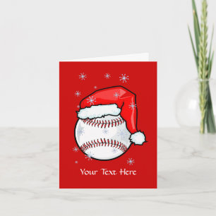 Karte - Baseball-Weihnachten