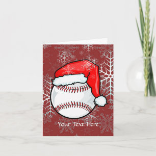Karte - Baseball Weihnachten