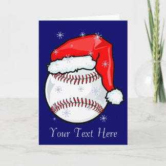 Karte - Baseball Weihnachten