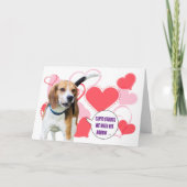 Karte Beaglevalentines Tages (Vorderseite)