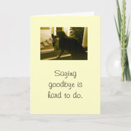 Karte - Beileid - Sprichwort Auf Wiedersehen ist s