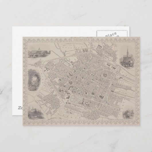 Karte Belgiens (Vorne/Hinten)