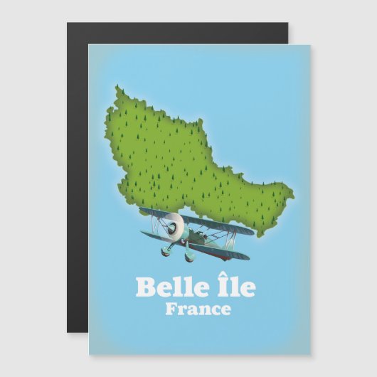 Karte Belle Île France (Vorne/Hinten)