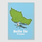 Karte Belle Île France (Vorderseite)