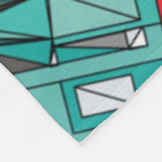 Karte Berlins, Deutschland Fleecedecke (Ecke)