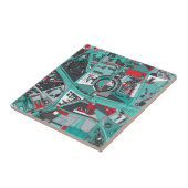 Karte Berlins, Deutschland Fliese (Seite)