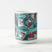 Karte Berlins, Deutschland Kaffeetasse (Mittel)