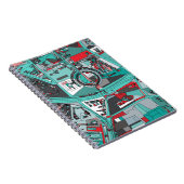 Karte Berlins, Deutschland Notizblock (Rechte Seite)