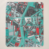 Karte Berlins, Deutschland Sherpadecke (Vorderseite)