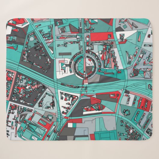 Karte Berlins, Deutschland Sherpadecke (Vorderseite (Horizontal))