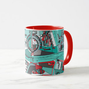 Karte Berlins, Deutschland Tasse