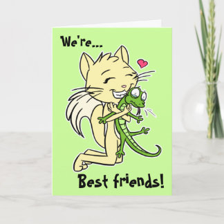 Karte "Beste Freunde"