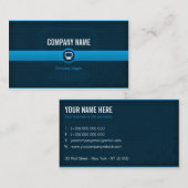 Karte besucht - Informatikfachmann blaues v1 (Vorne/Hinten)