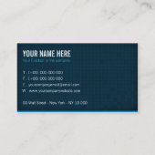 Karte besucht - Informatikfachmann blaues v1 (Rückseite)