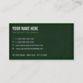 Karte besucht - Informatikfachmann grünes v1 (Rückseite)