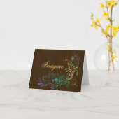 Karte blüh (Gelbe Blume)