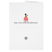 Karte: Blumenmädchen in Korallen (Hinten)