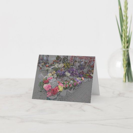 Karte - Blumenmarkt (Vorderseite)