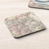 Karte: Boston, 1883 Getränkeuntersetzer (Linke Seite)