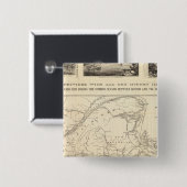 Karte Boston und Maine Railroad Button (Vorne & Hinten)