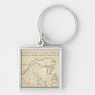 Karte Boston und Maine Railroad Schlüsselanhänger