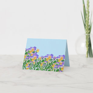 Karte : Bouquet der Blume