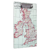 KARTE: BRITISCHE INSELN, c1890 Klemmbrett (Rechts)