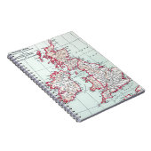 KARTE: BRITISCHE ISLES, c1890 Notizblock (Rechte Seite)