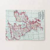 KARTE: BRITISCHE ISLES, c1890 Puzzle (Horizontal)