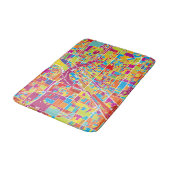 Karte bunten Las Vegass, Nevada Badematte (Schrägansicht)