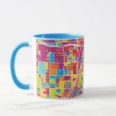 Karte bunten Las Vegass, Nevada Tasse (Links)