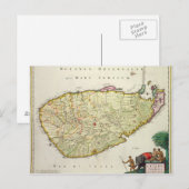 Karte Ceylons nach Nicolas Visscher (Vorne/Hinten)