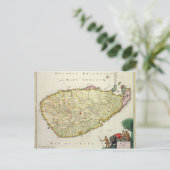 Karte Ceylons nach Nicolas Visscher (Stehend Vorderseite)