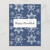 Karte Chanukkas Starflake (Vorderseite)