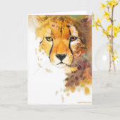 Karte - Cheetah! (Gelbe Blume)