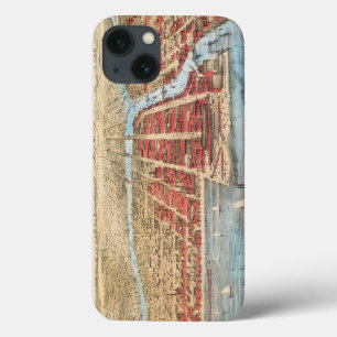 KARTE: CHICAGO, c1857 Case-Mate iPhone Hülle