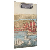 KARTE: CHICAGO, c1857 Klemmbrett (Rechts)