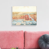 KARTE: CHICAGO, c1857 Leinwanddruck (Insitu (Wohnzimmer))