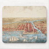 KARTE: CHICAGO, c1857 Mousepad (Vorne)