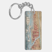 KARTE: CHICAGO, c1857 Schlüsselanhänger (Vorderseite links)