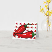 Karte - Chile-Paprikaschoten (Gelbe Blume)