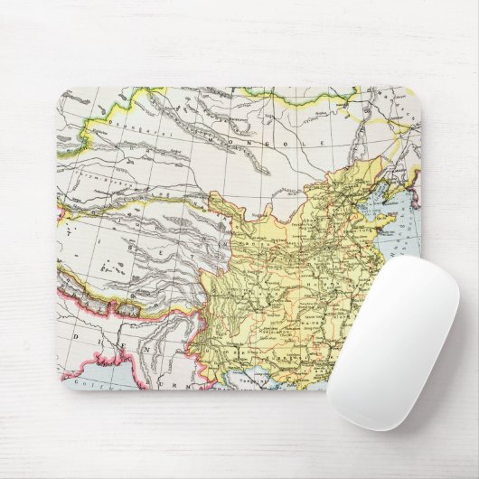KARTE: CHINA, 1910 MOUSEPAD (Mit Mouse)