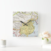 KARTE: CHINA, 1910 QUADRATISCHE WANDUHR (Zuhause)