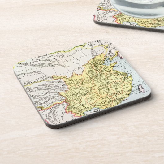 KARTE: CHINA, 1910 UNTERSETZER (Linke Seite)