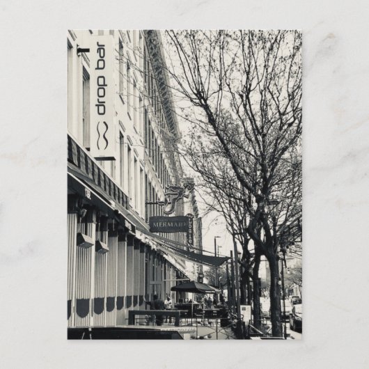 Karte "Cleveland Warehouse District Street Scene" (Vorderseite)