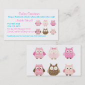 Karte, Colies-Kreationen, einzigartiges Visitenkarte (Vorne/Hinten)